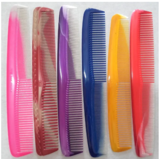 2 PC Hair Comb Set – Colorful Transparent Styling Combs for Men & Women