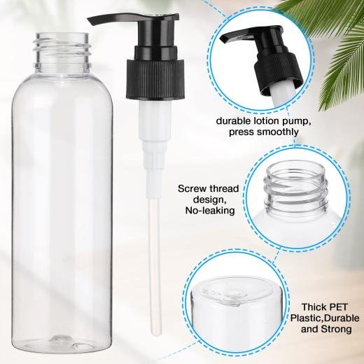 Empty Plastic Bottles with Flip Cap –300ml Refillable & Reusable Containers for Handwash ,Dish Wash ,Shampoo, Liquid Soap,