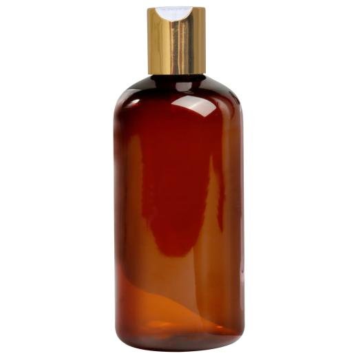 High-Quality 300ml Empty Liquid Brown Flip Cap Bottles Multipurpose for Dishwash, Hair Oil, Lotion ,Shampoo & Cosmetics