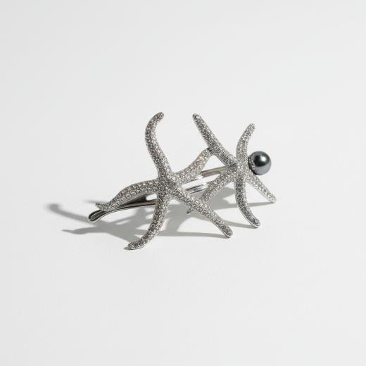 Pack of 1/ 2/ 3 / 6 Pcs Metal Stylish Hair Catcher Clips for Girls