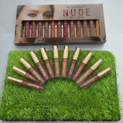Pack of 1 / 3 / 6 / 12 Nude & Sheglam Liquid Matte Lipstick & Lip Gloss Set – Velvet Finish Long Lasting